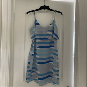 Beautiful Blue Pattern Beach Dress or cover up